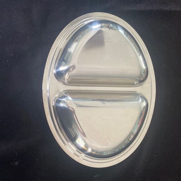 Vintage Gense Stainless Steel Divided Server 18/8 MCM - Picture 1 of 12